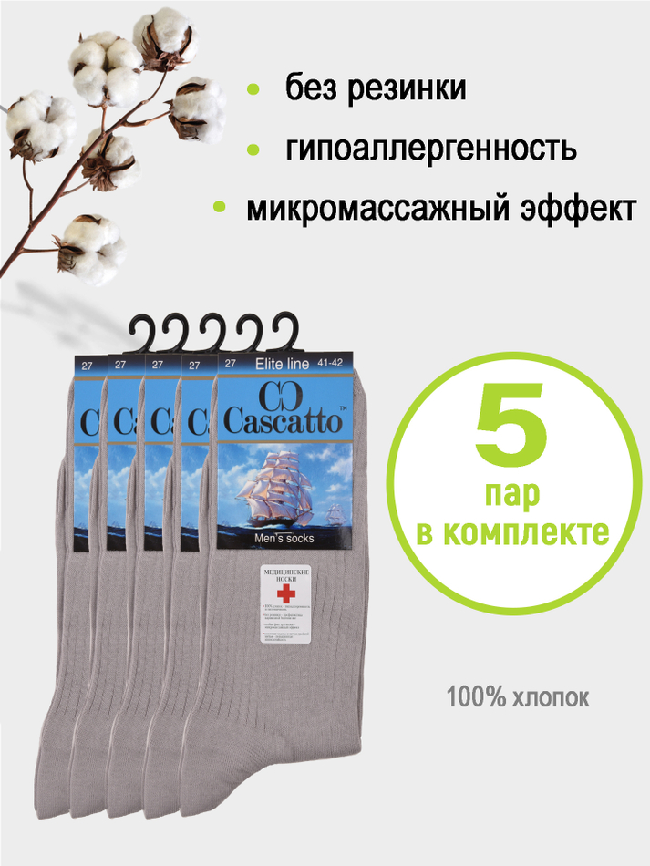 Носки мужские (5 пар в комплекте)