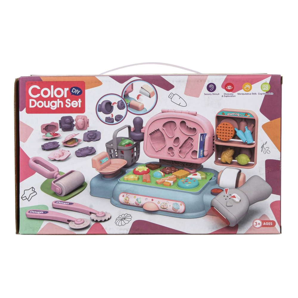 Игровой набор для лепки коробка 1007-4