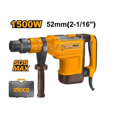 Перфоратор 1500Вт SDS-Max 2-15Дж кейс INGCO RH1500528 INDUSTRIAL