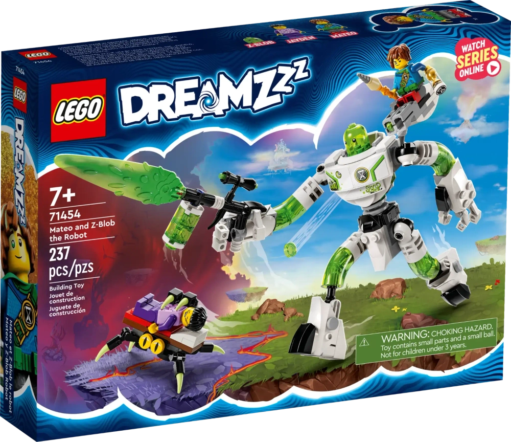 Конструктор LEGO DREAMZzz 71454 Матео и робот Z-Blob