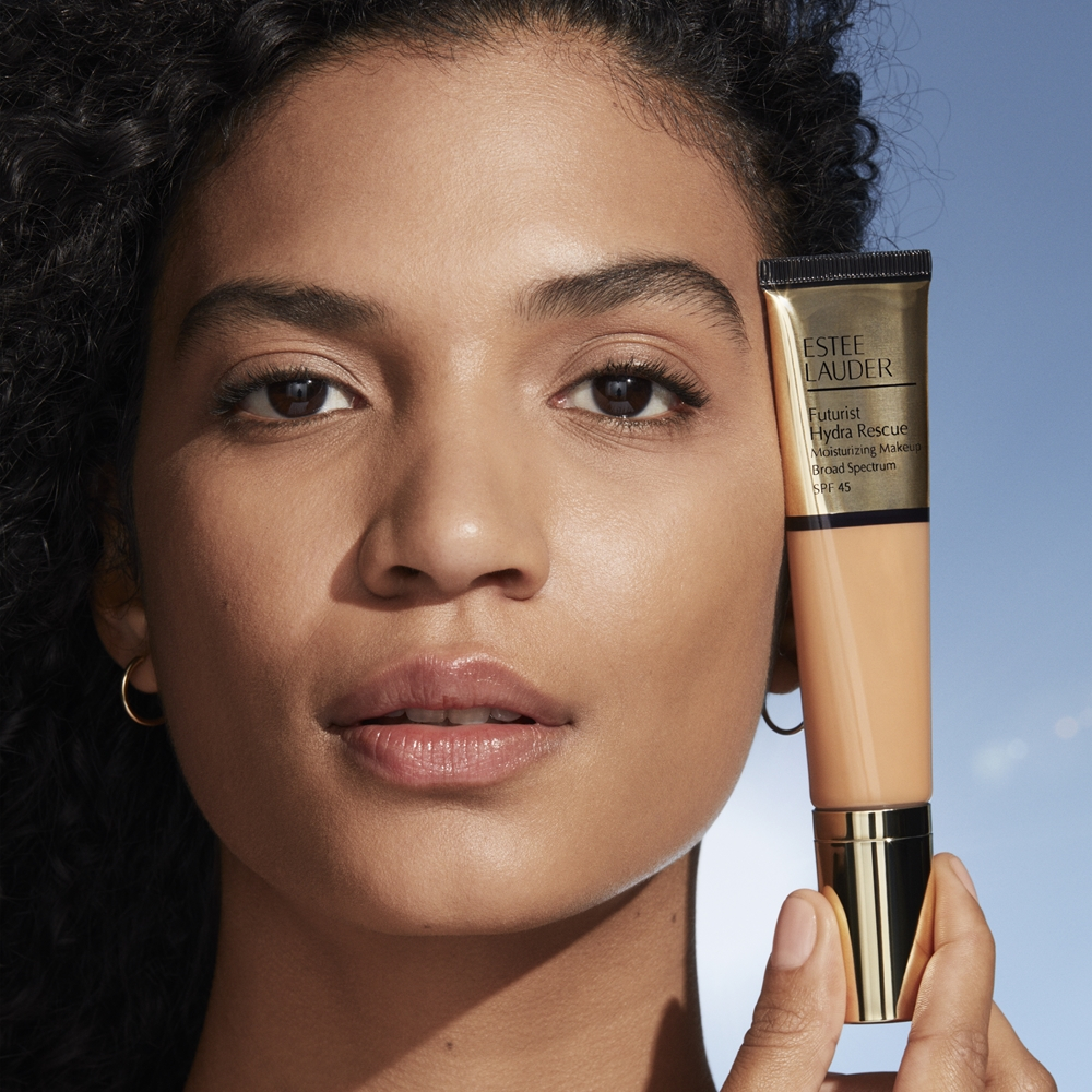 Estee Lauder Futurist Hydra Rescue - Тональная основа с увлажняющим эффектом SPF 45 оттенок 4N2 Spiced Sand, 35 ml