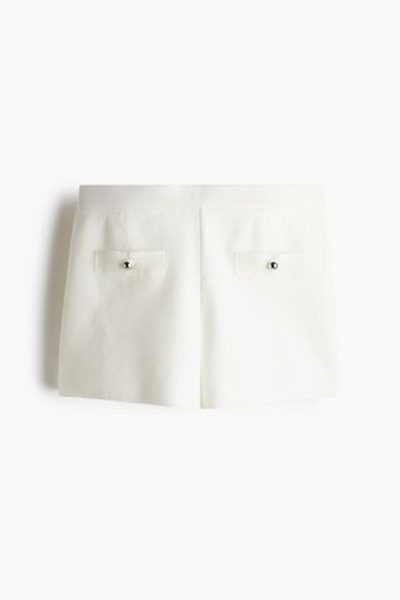 Облегающие шорты тонкой вязки с пуговицами - H&M