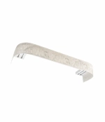 Пластиковый карниз с тиснением Legrand 2-х рядный Глэдис 2400 мм
