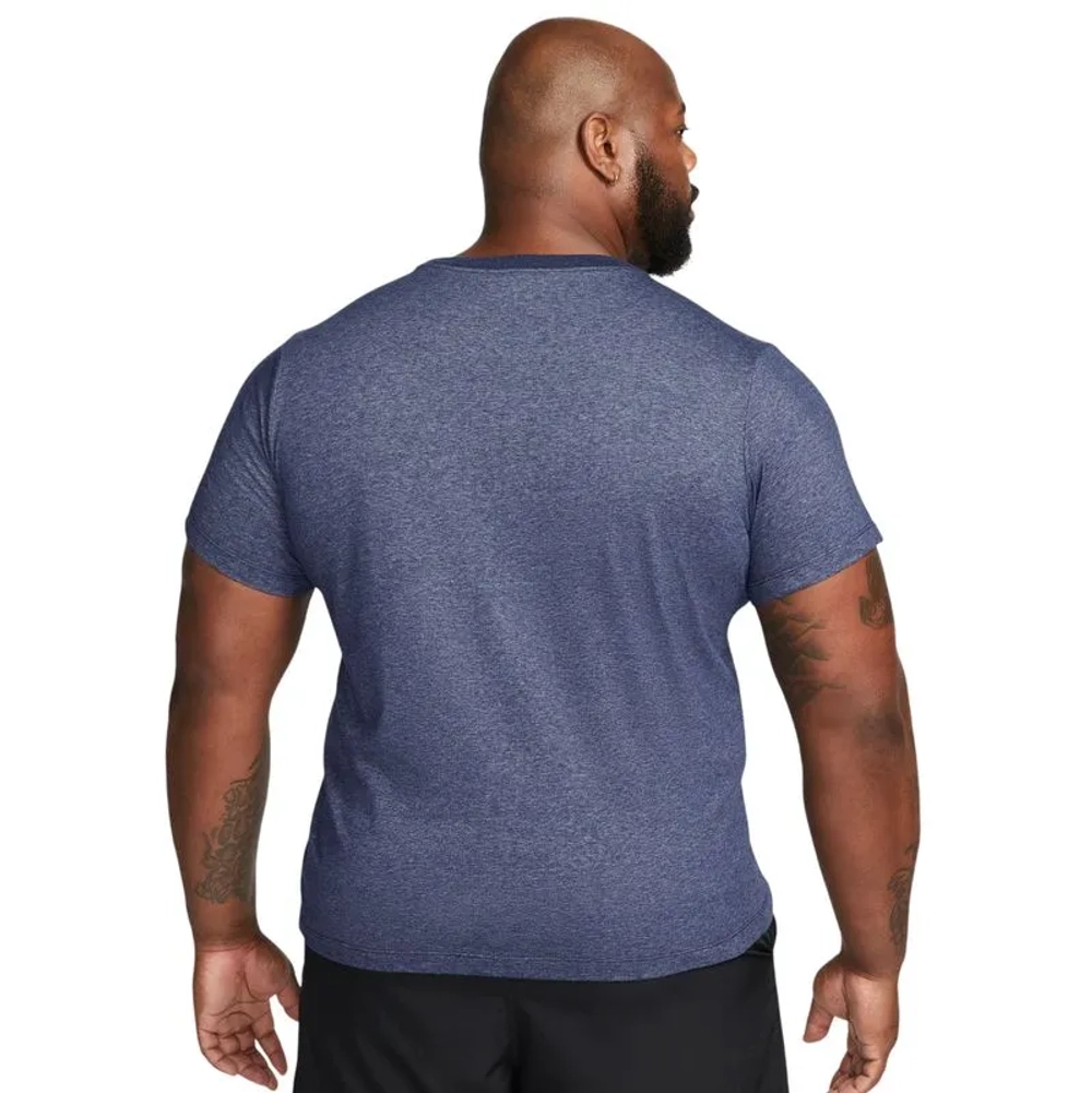 Теннисная футболка Nike Solid Dri-Fit Crew - heather blue