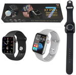 Умные смарт часы X7 PRO Smart Watch New 2022 / X7 про с беспроводной зарядкой, фитнес трекером, пульсометром / Идеальный подарок, 45mm, Black Черный