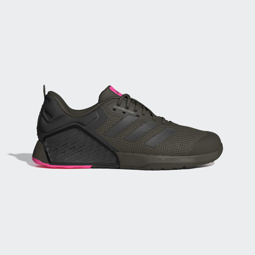 Кроссовки Adidas Dropset 3 (Темно-Зеленые с Розовым)