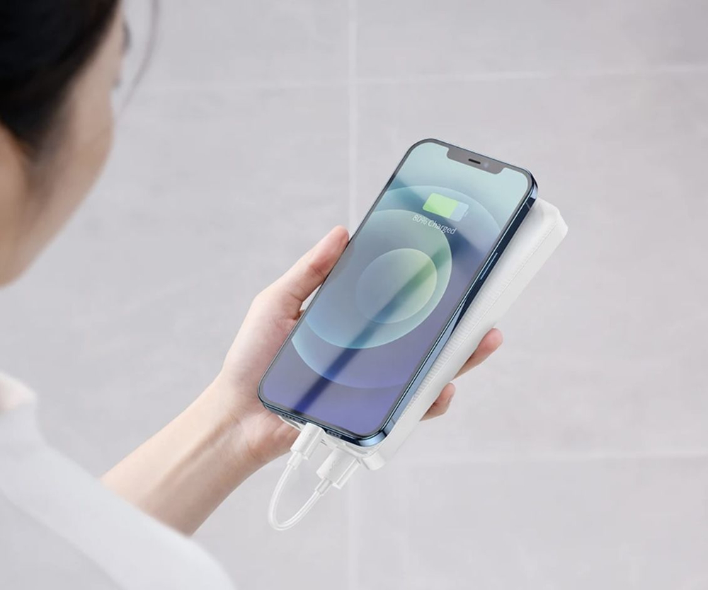 Внешний аккумулятор повербанк чёрный Power Bank 10000mAh 15W BASEUS PPBD10