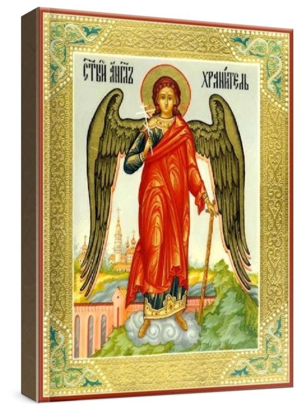 Ангел Хранитель (рукописная икона)