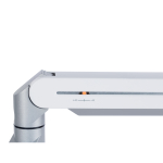ErgoFount DFS-102W Настенное крепление для монитора диагональю до 27'' с двухколенным вылетом и газово-пружинным амортизатором. Цвет - серебристый
