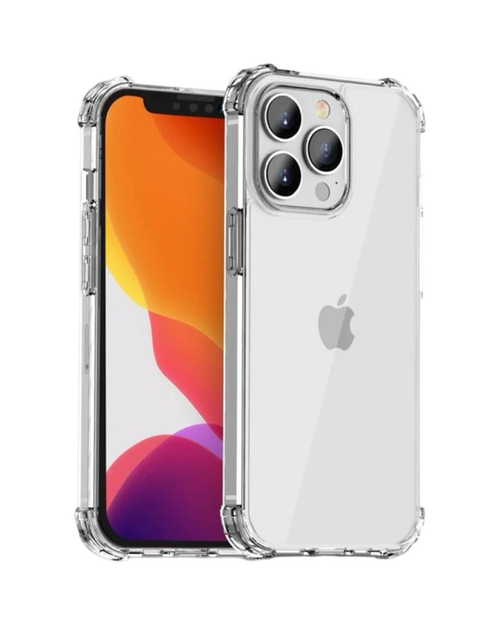 Чехол-накладка силикон 1.5мм i-Phone 13 Pro прозрачный противоударный тех.пак