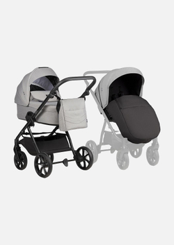 Tutis Коляска 2 в 1 LEO 3+ Warm Grey