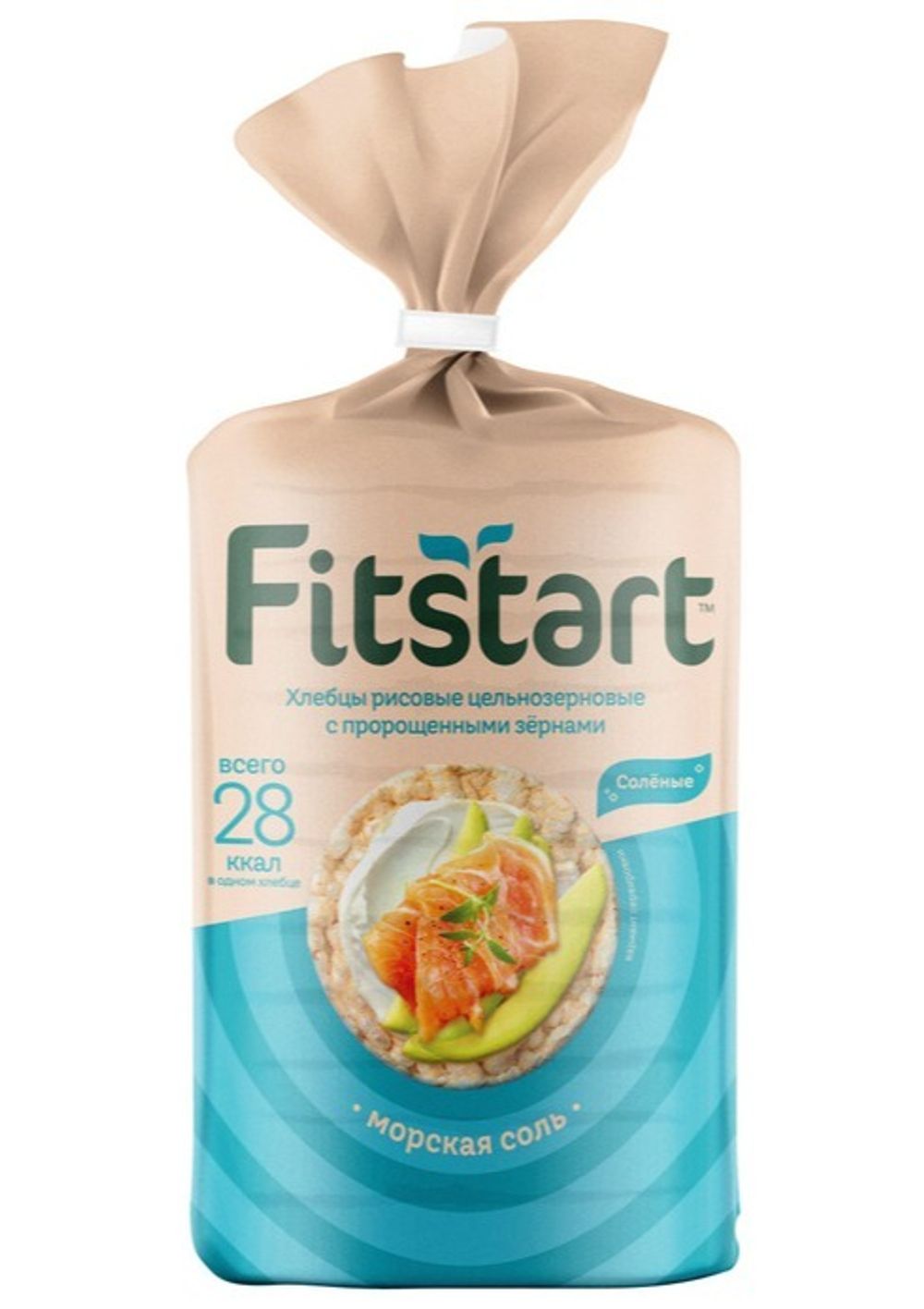 Хлебцы Fitstar рисовые Морская соль 90г