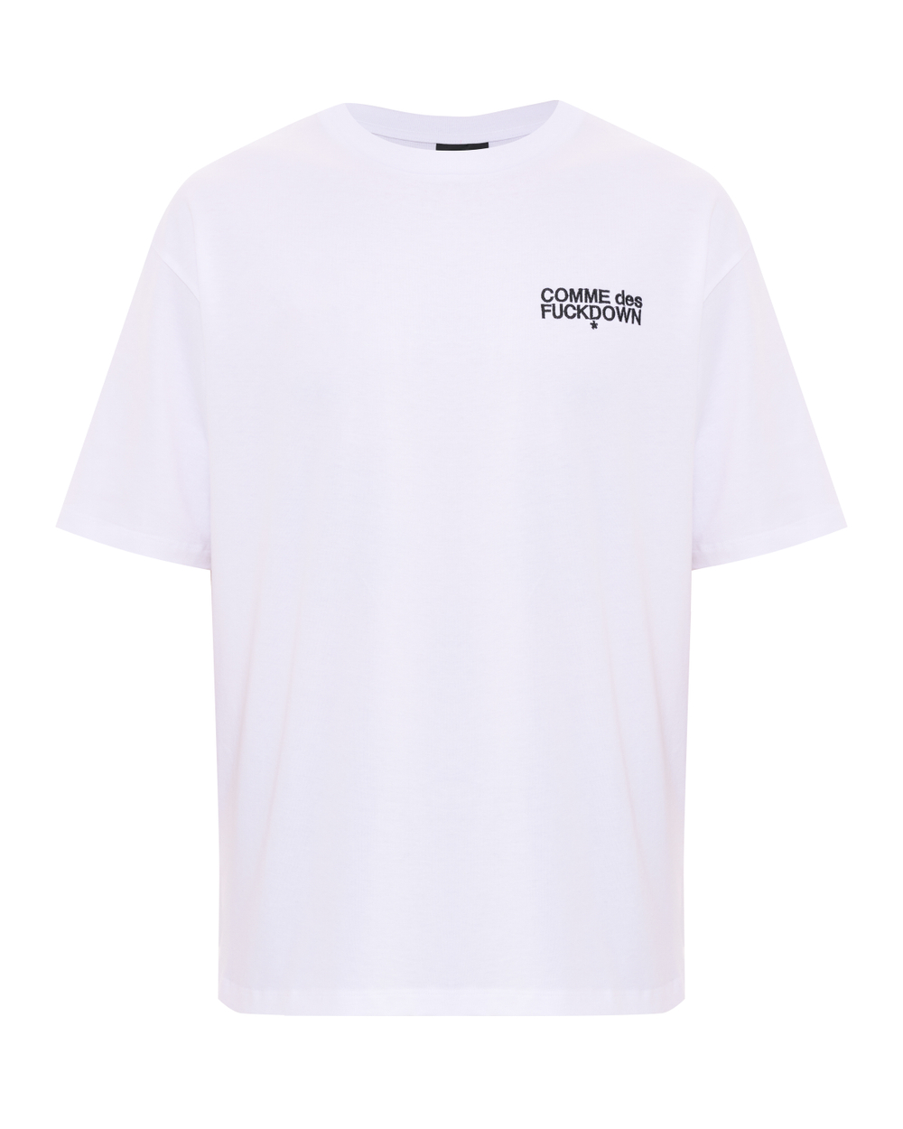 COMME DES FUCKDOWN ФУТБОЛКА БЕЛАЯ
