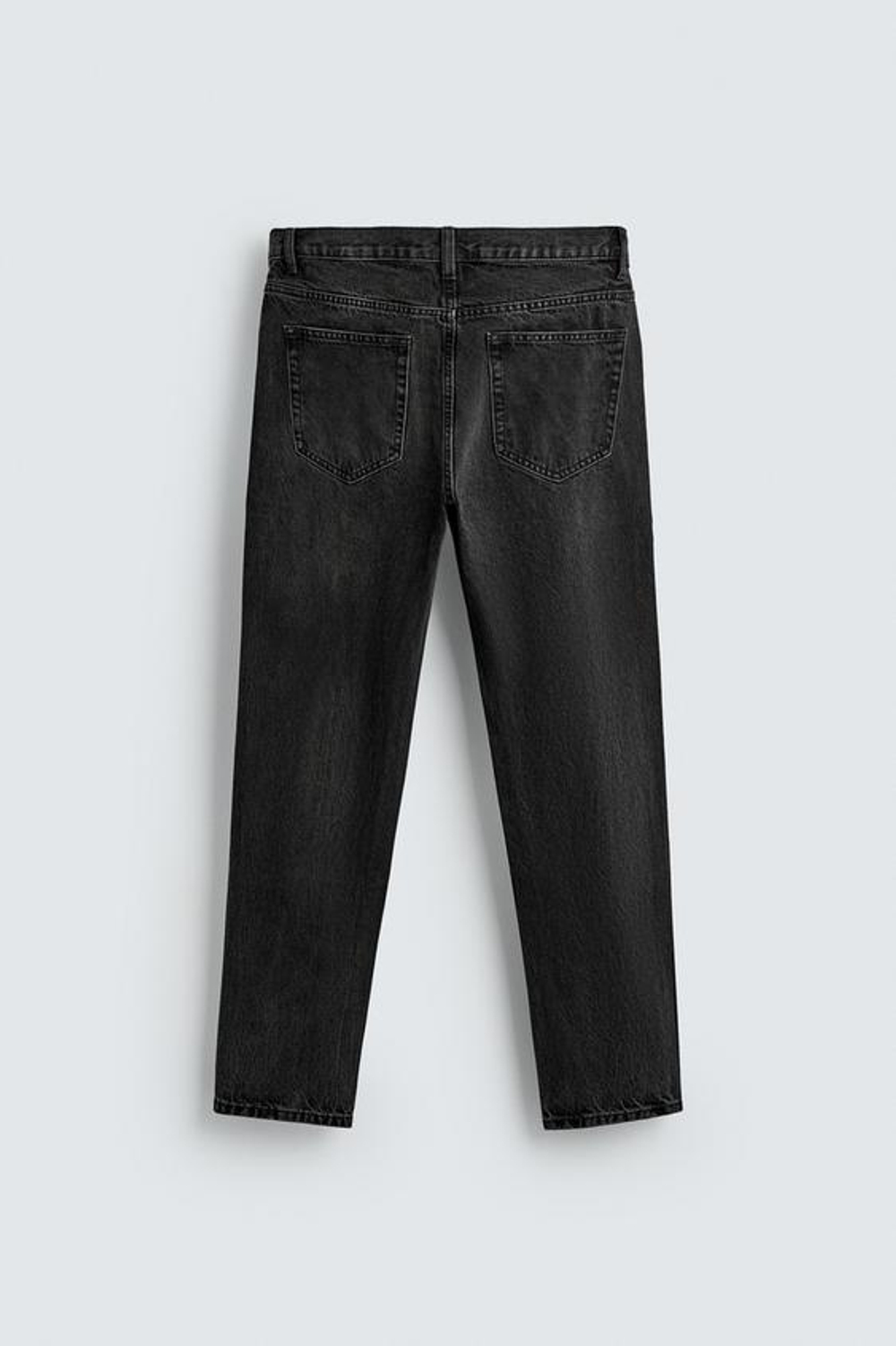ZARA УКОРОЧЕННЫЕ ДЖИНСЫ SLIM FIT, УГОЛЬНЫЙ