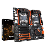 Материнская плата с процессором HUANANZHI X99-F8D PLUS, Socket2011-3(x2), Xeon E5-2690v4 (x2), EATX, Retail, Socket2011-3(x2), 8xDDR4, PCIe3.0, 3xM.2, 2.5GLAN, 8xUSB2, 6xUSB3 (HNZ-X99-F8D-PLUS-2690v4)