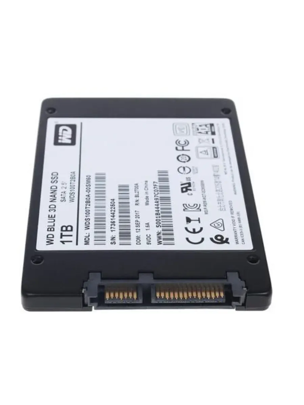 1 ТБ 2.5" SSD накопитель Blue WDS100T2B0A