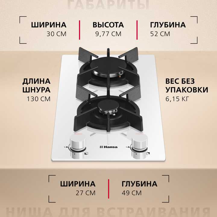 Газовая панель Hansa BHKW330500