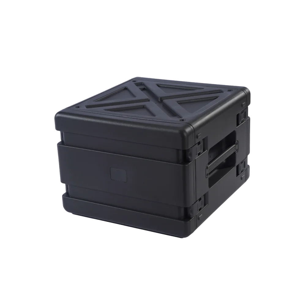 Ударопрочный пластиковый Рэковый кейс 8 юнитов KZCASE@RACK8U