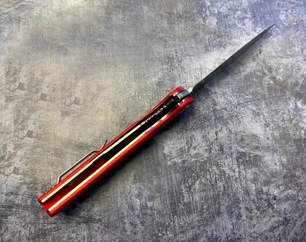 Складной нож Shark Red, сталь D2, G-10, ТДК Кизляр