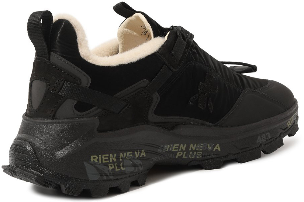 Premiata Cross-D Черные с мехом