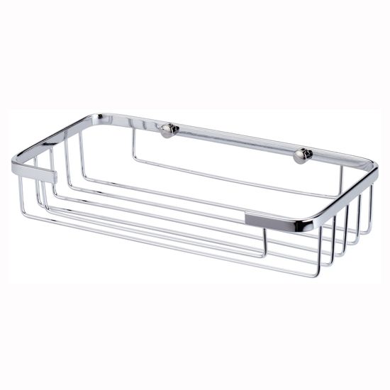 Корзинка прямоугольная Besser BS 8502 (18х9х3,5 см) из нержавеющей стали с хромированным покрытием