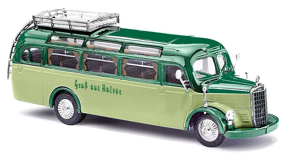 Туристический автобус Mercedes O-3500 Halver (H0, 1:87)