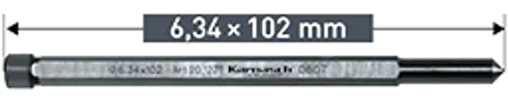 Коронка с твердосплавными напайками Karnasch Power-Max 20 Ø14×30 мм, арт. 20.1015A-014