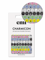 Charmicon 3D Silicone Stickers №197 Цветные смайлы