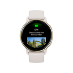 Умные часы Garmin Vivoactive 5, 42.2mm, Cream Gold / Ivory White (010-02862-11)