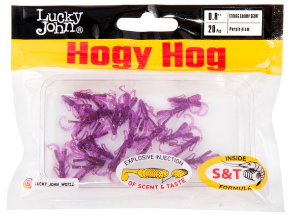 Твистеры съедобные LJ Pro Series HOGY HOG 0,8in (2,03 см), цв. S13, 20 шт.