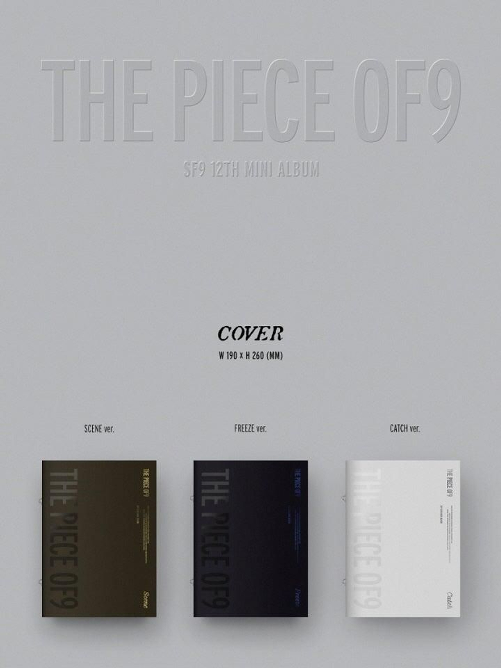 Альбом SF9 - THE PIECE OF9 12th Mini Album RANDOM Version