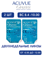 Двухнедельные контактные линзы Acuvue Oasys (2 линзы)