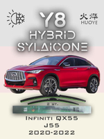 Щетки стеклоочистителя HUOYE Y8 650/450 мм на Infiniti QX55 | Hook/J-Hook