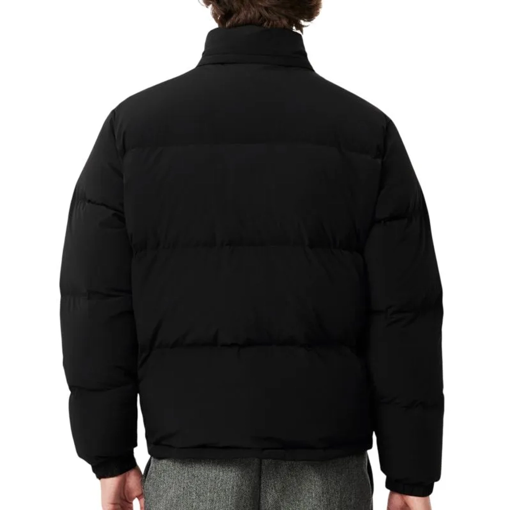 Куртка теннисная Lacoste Water-Repellent Hooded Down - black