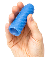 Синий двусторонний мастурбатор 10см ARCwave Ghost Reversible Pocket Manual Stroker CleanTech Silicone Male Masturbator Blue