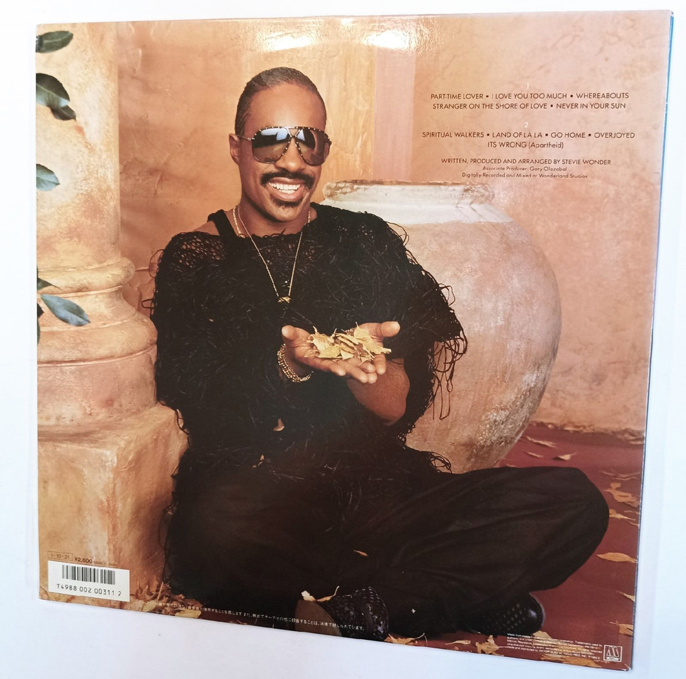 Винтажная виниловая пластинка Stevie Wonder In Square Circle (Japan 1985)