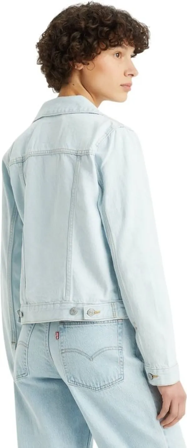 Куртка джинсовая женская LEVI'S ORIGINAL TRUCKER LIGHT INDIGO - WORN IN