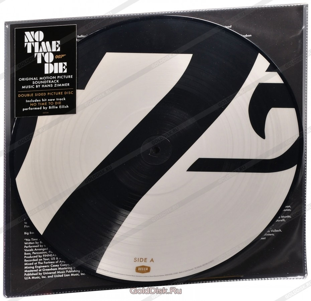 OST - No Time To Die - Picture LP, Music by Hans Zimmer