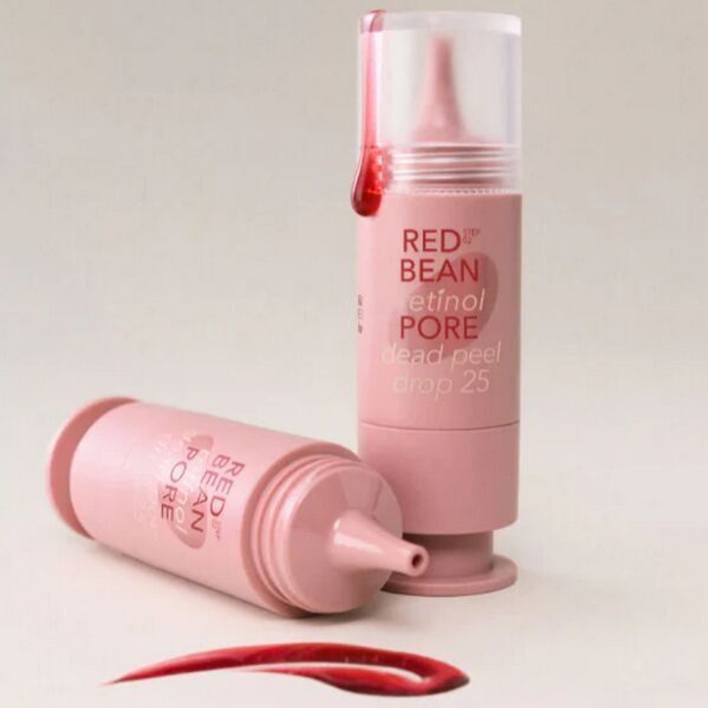 Отшелушивающая сыворотка для лица с ретинолом из красной фасоли Missha Red Bean Retinol Pore Dead Peel Drop 25, 15г