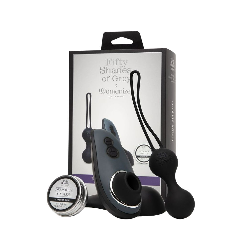 Набор для удовольствий Desire Blooms (Womanizer Liberty, Kegel Balls, Delicious Thingles, 7 г.)