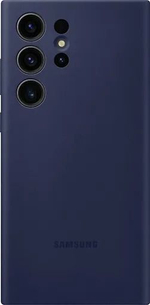 Силиконовый чехол для Samsung Galaxy S23 Ultra, темно синий (Из Финляндии)