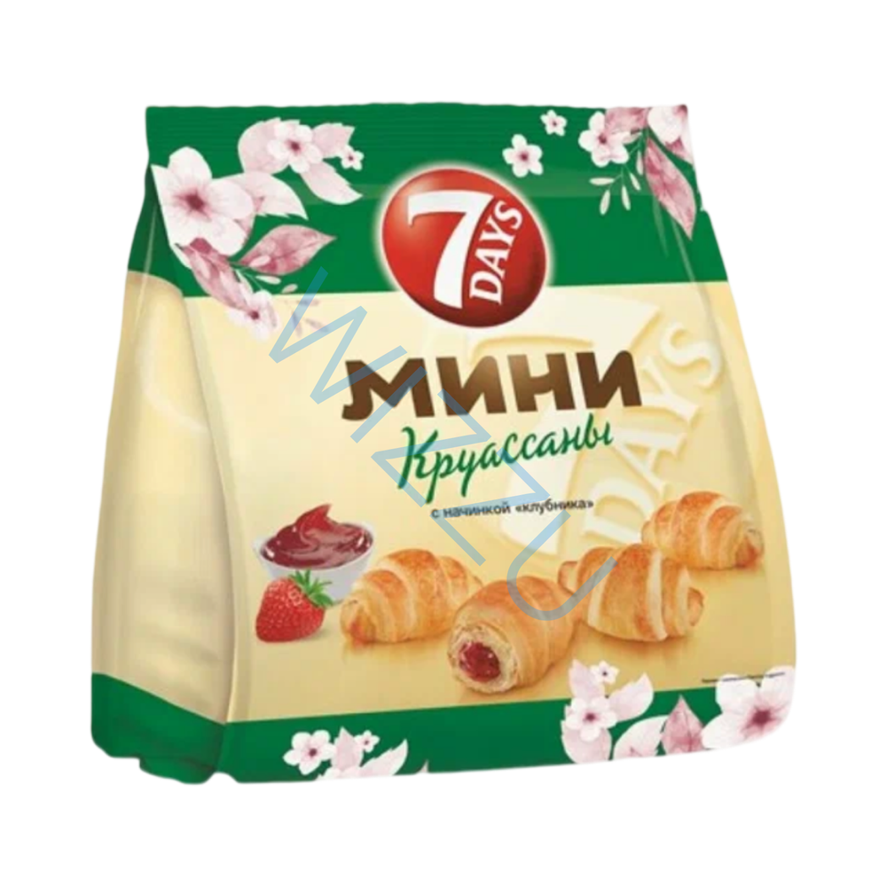 Круассаны Мини 7 Days Клубника 265г