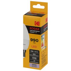 Лампа светодиодная Kodak LED B35-11W-865-E14 K 11Вт свеча холодный дневной свет Е14 | Лампы cветодиодные Свеча (B/C)