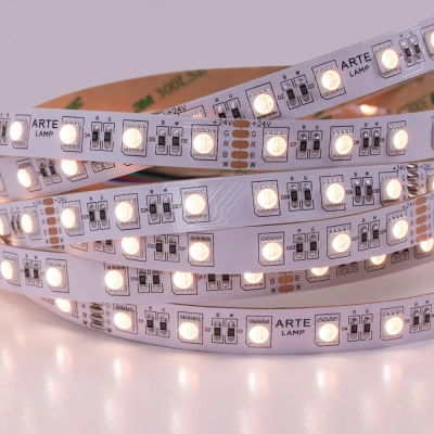Светодиодная лента 24V 14,4W/m RGB+W 4000К 5м Arte Lamp TAPE A2406012-01-RGB4K, LED