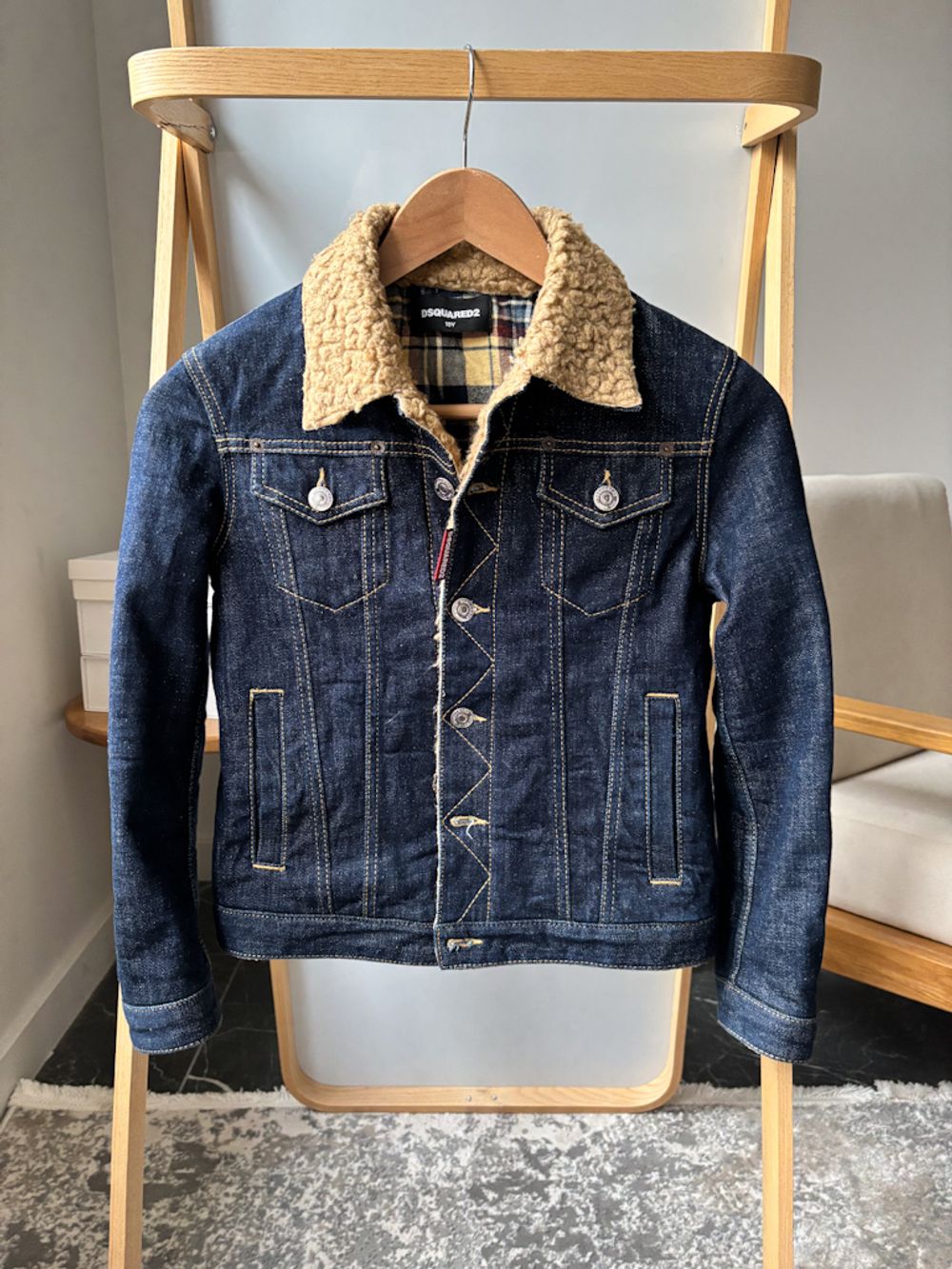 Утепленная джинсовая куртка Dsquared2, 140