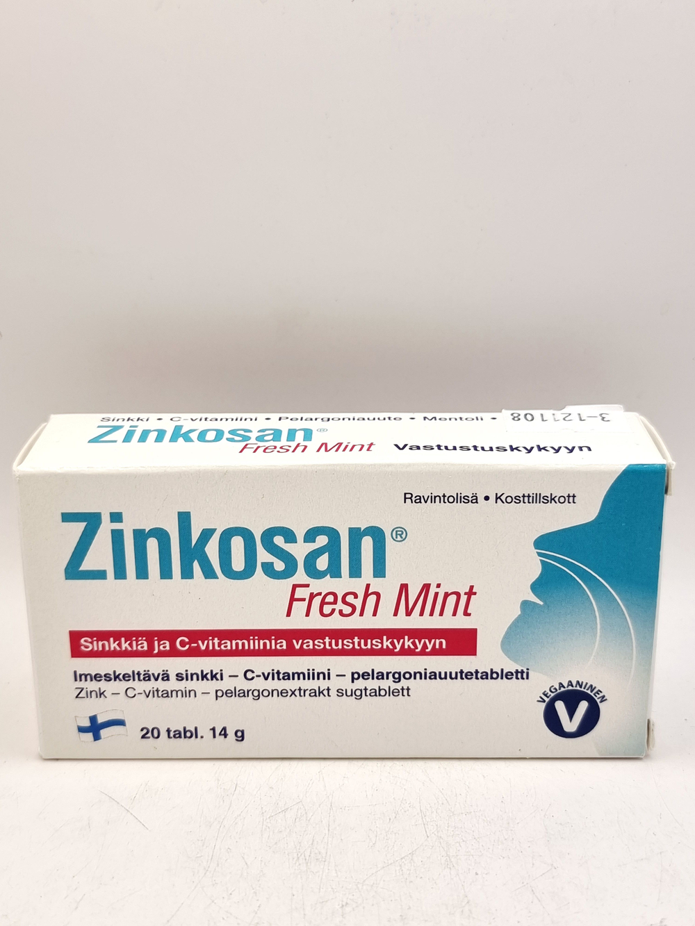 Цинк Zinkosan Fresh Mint Hankintatukku Oy 20 таб. (из Финляндии)