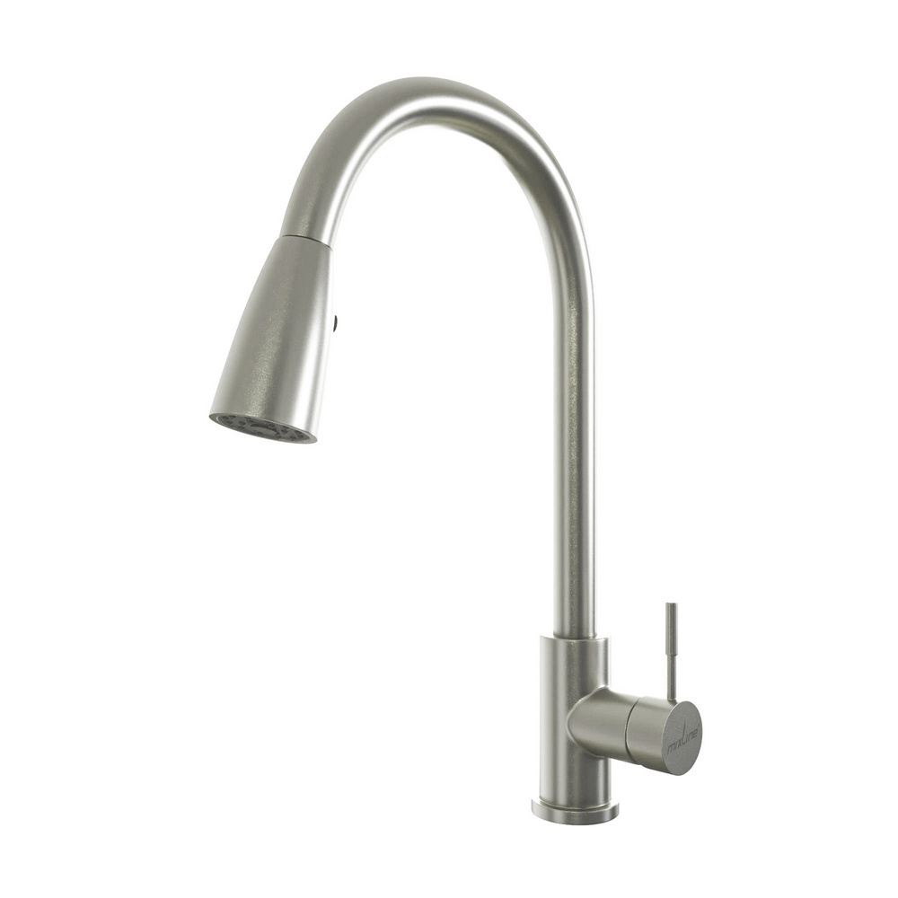 Смеситель для кухни 35к Mixline MLSS-0323 (выдвижная лейка 1.6м)  8025