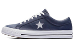 Converse One Star Perforated Leather Low Top Navy