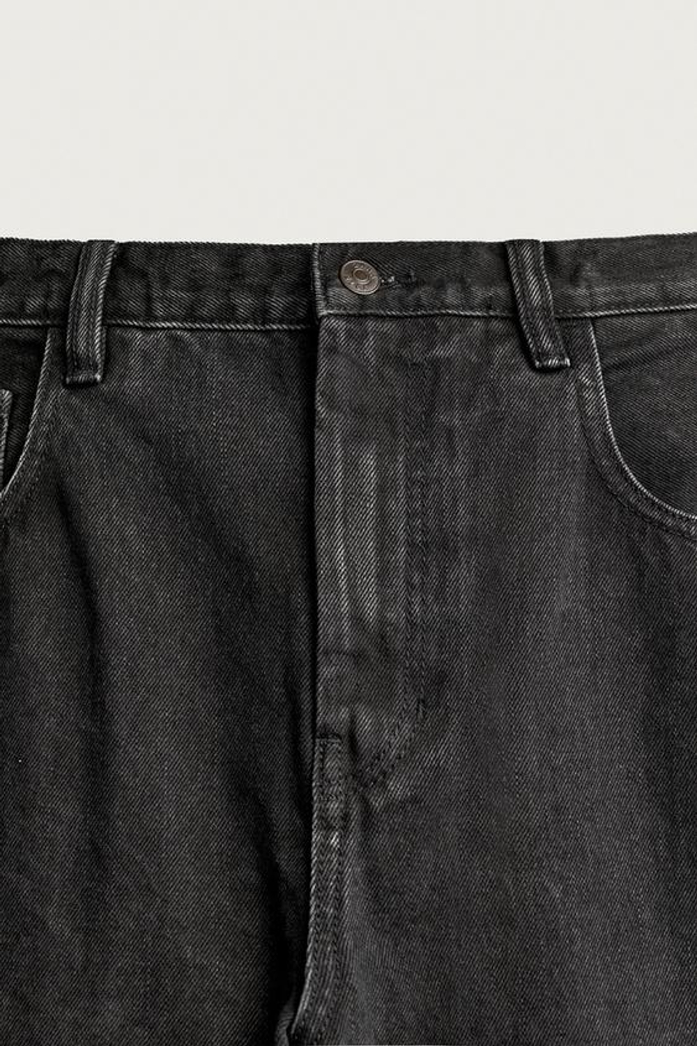 ZARA ДЖИНСЫ TAPERED WIDE LEG, ЧЕРНЫЙ