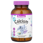 Bluebonnet Nutrition, Kids, Rainforest Animalz®, кальций, магний и витамин D3, для детей, ванильная глазурь, 90 жевательных таблеток